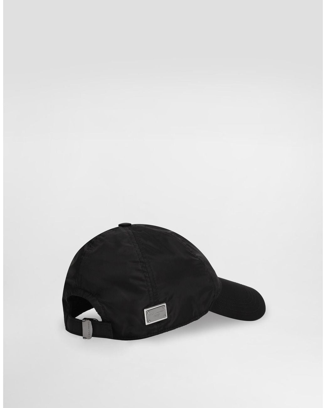 Dolce & Gabbana Black Baseball Cap With Logo for men