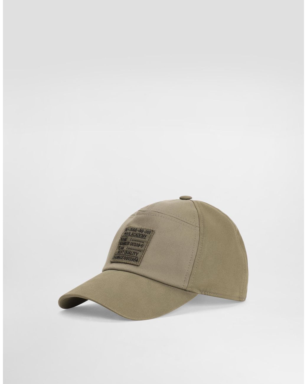 Dolce & Gabbana Natural Cotton Gabardine Baseball Cap for men