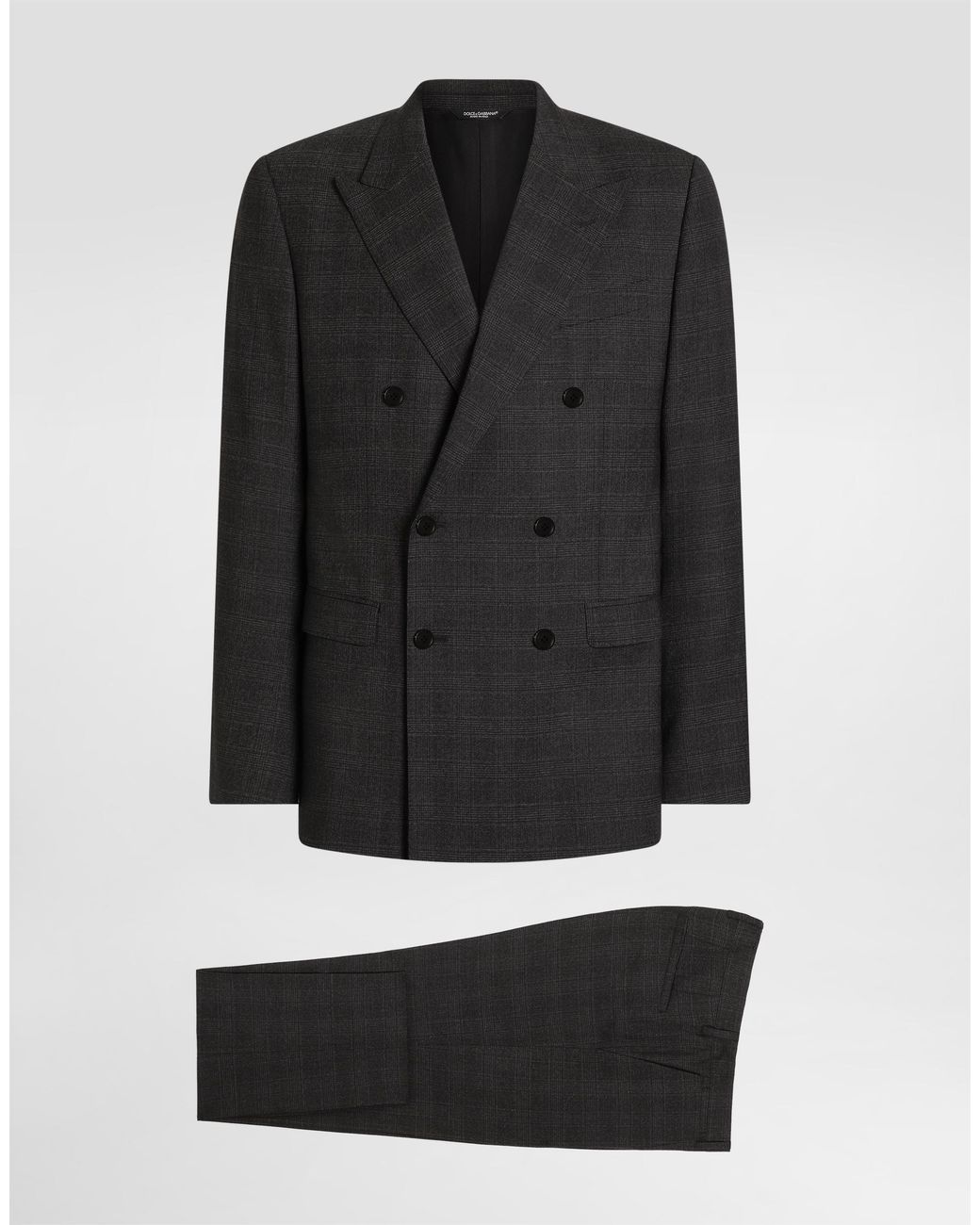 Dolce & Gabbana Black Martini Light Double-Breasted Suit for men