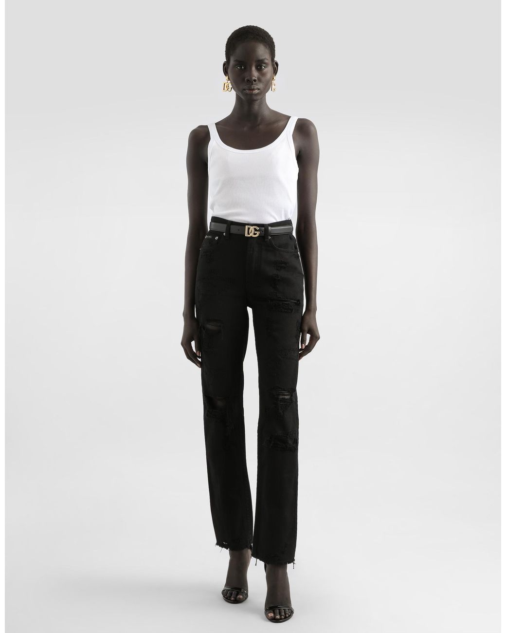Dolce & Gabbana White Canotta