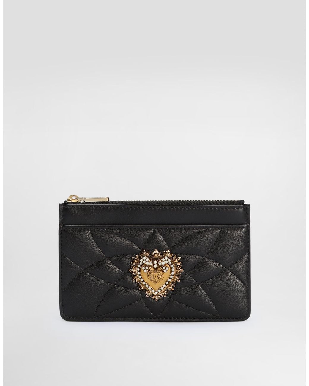 Dolce & Gabbana Black Medium Devotion Card Holder