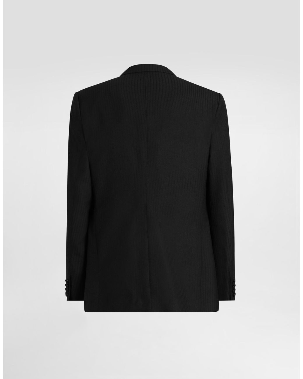 Dolce & Gabbana Black Double-Breasted Sicilia Light Jacket for men