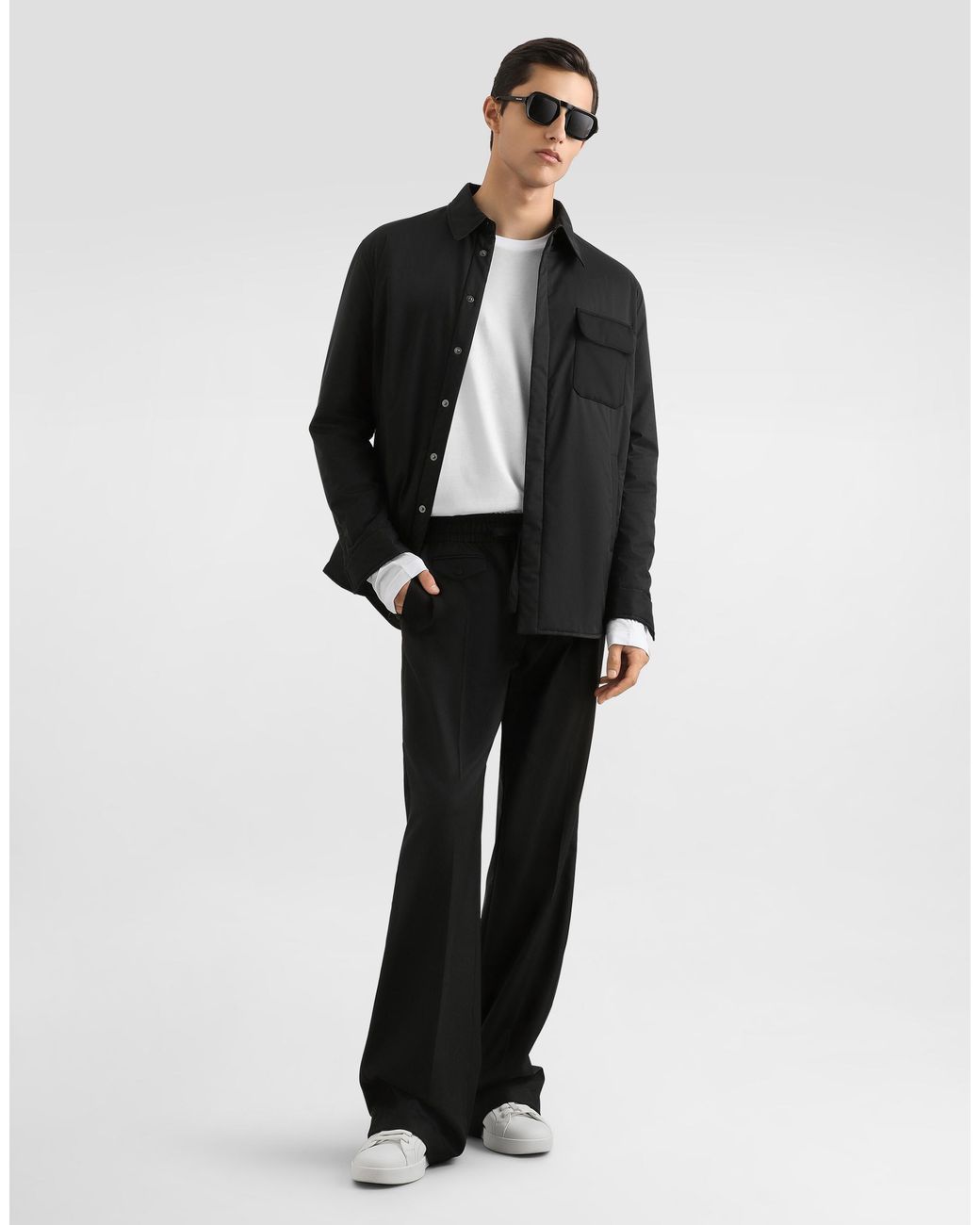 Dolce & Gabbana Black Scuba Jacket for men
