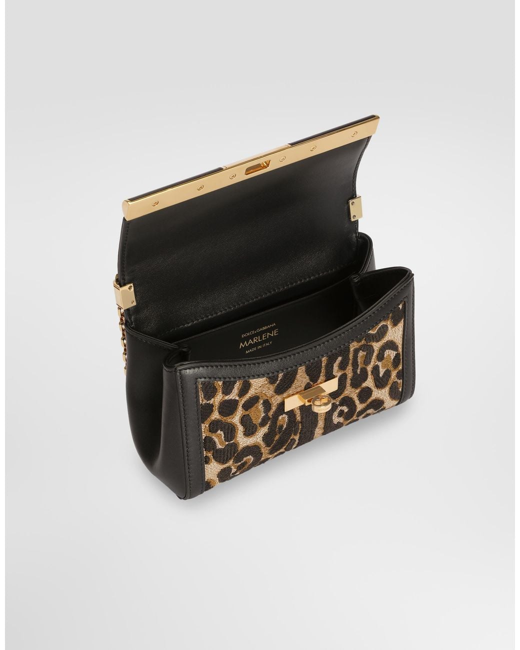 Dolce & Gabbana White Marlene City Mini Bag With Thread Embroidery