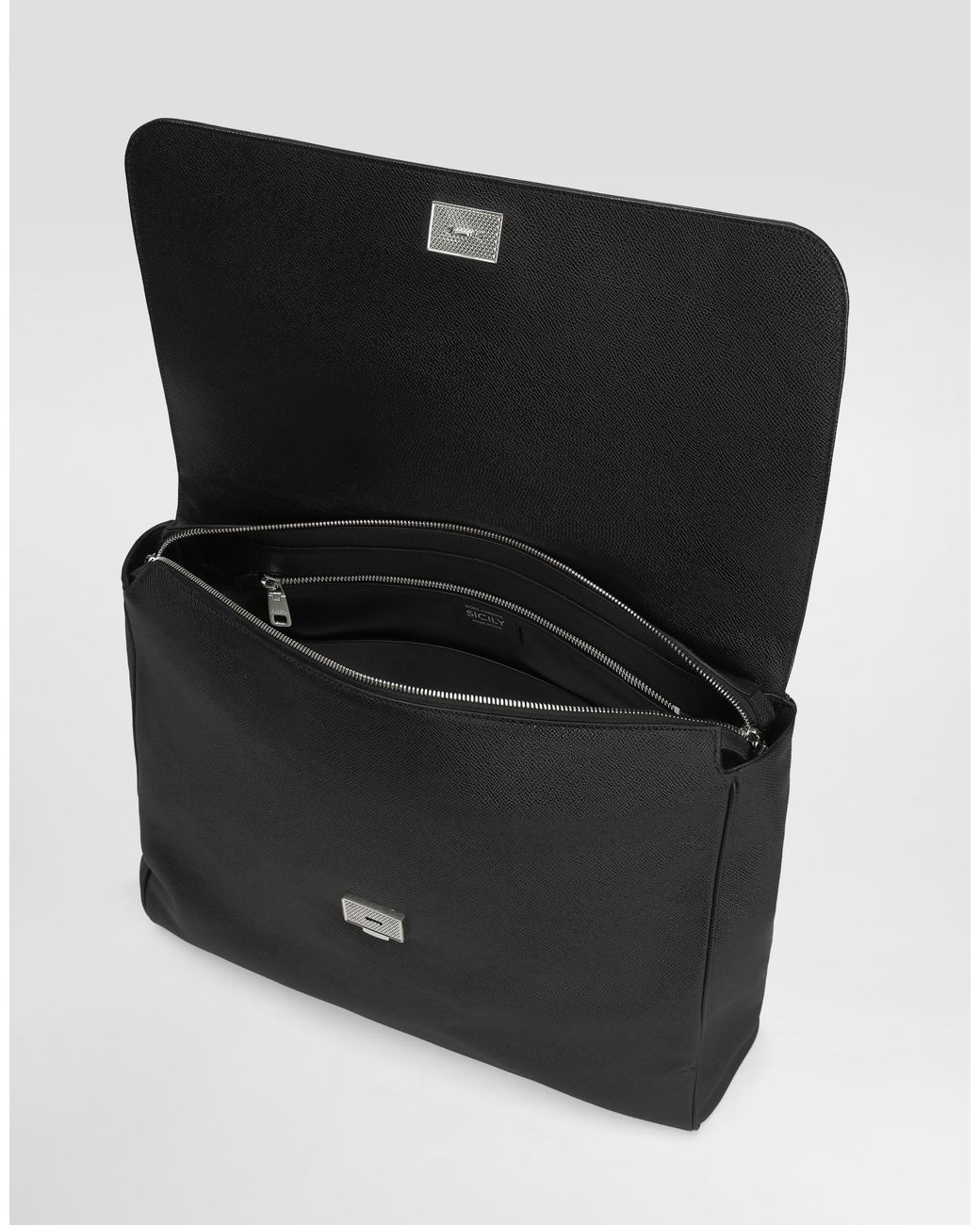 Dolce & Gabbana Black Sicily Shoulder Bag for men
