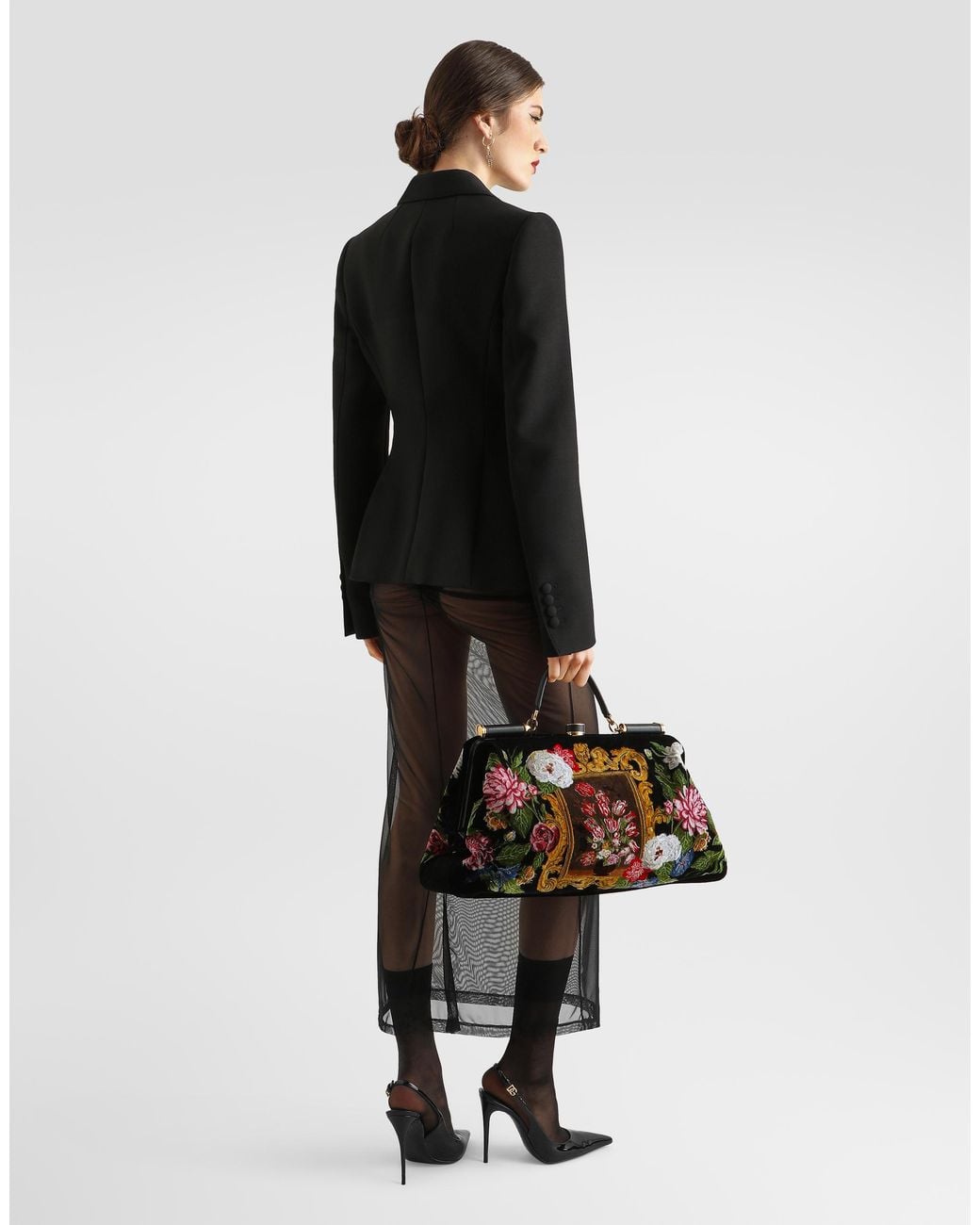 Dolce & Gabbana Black Double-Breasted Jacket