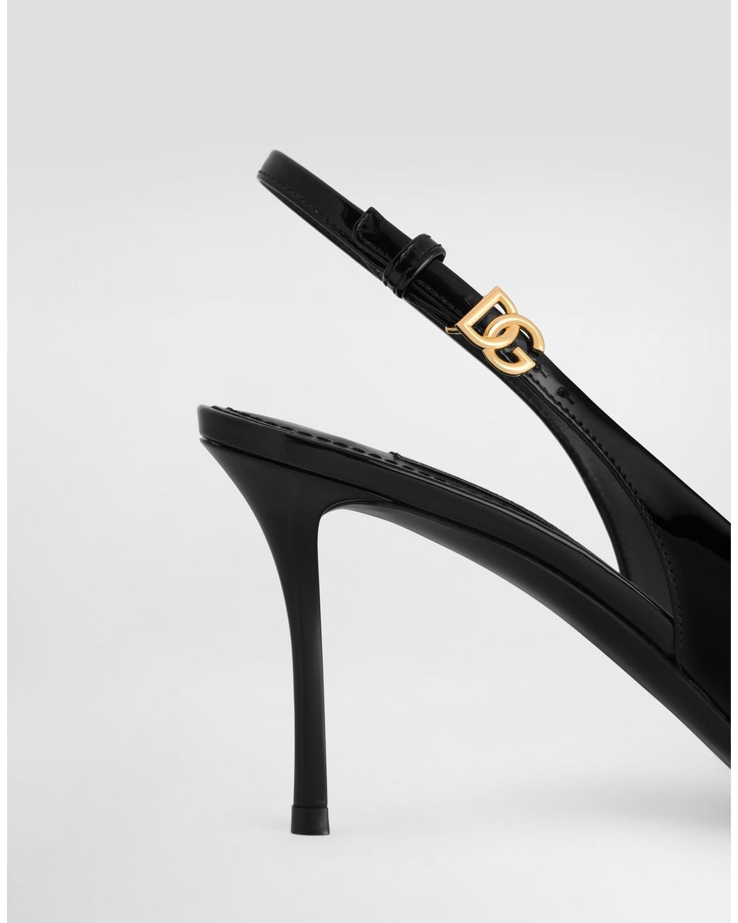Dolce & Gabbana Black Slingback