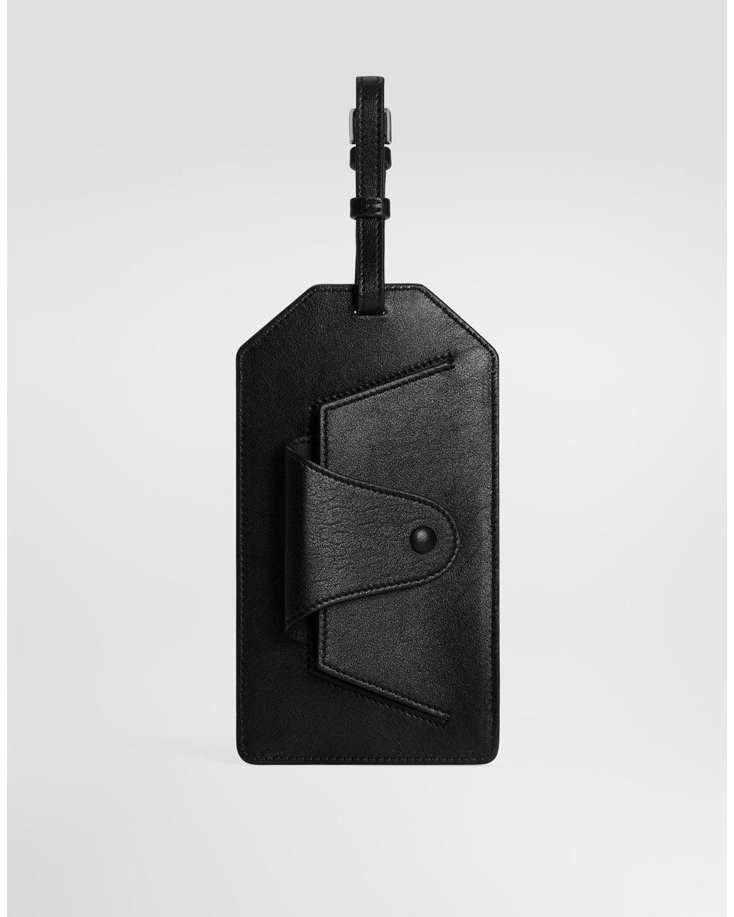 Dolce & Gabbana Black Calfskin Eyewear Case for men