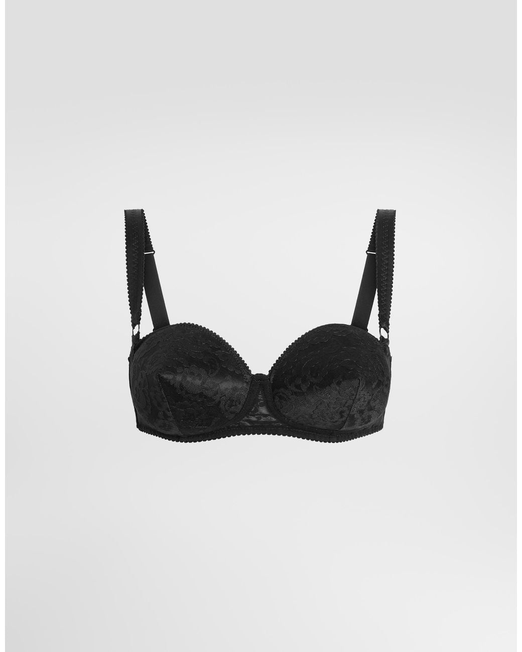 Dolce & Gabbana Black Bra With Padded Cups