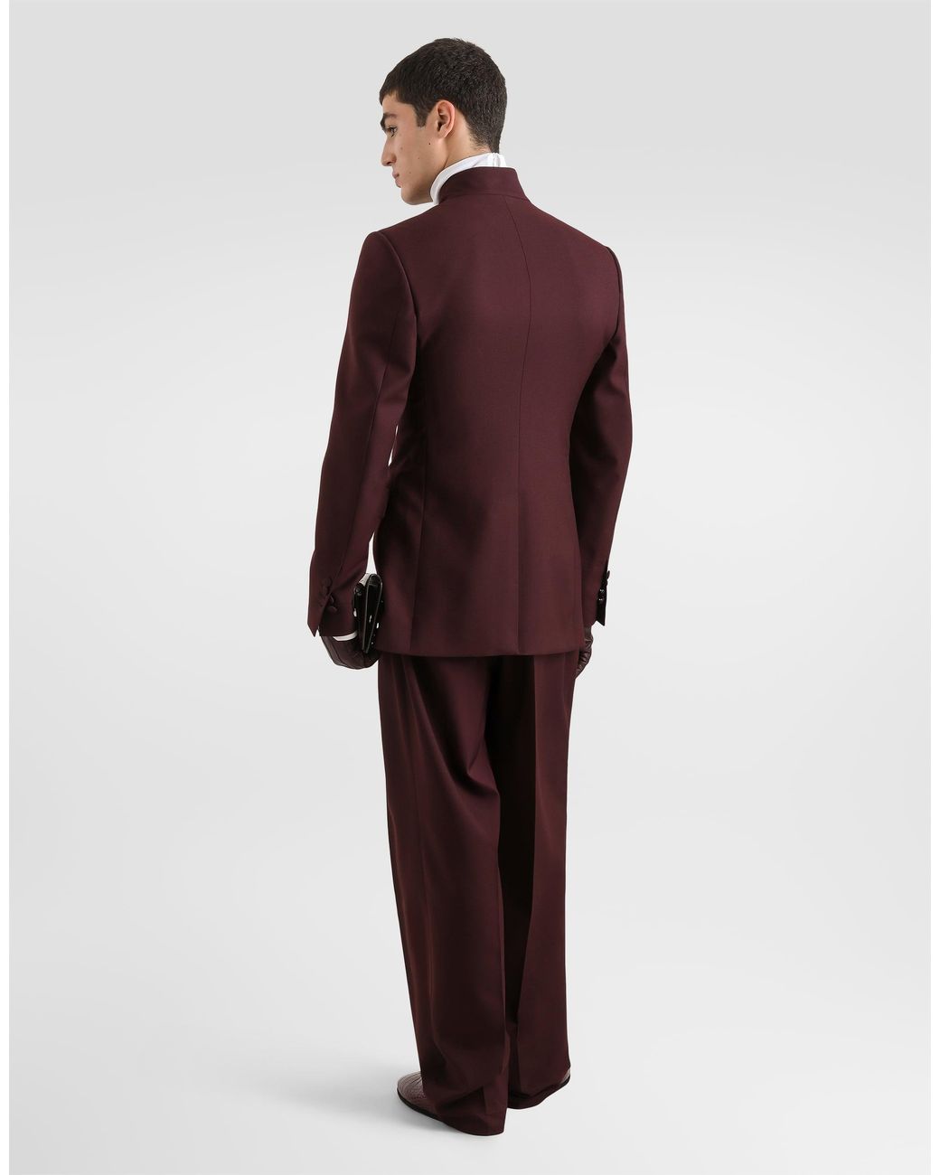 Dolce & Gabbana White Silk Georgette Shirt for men