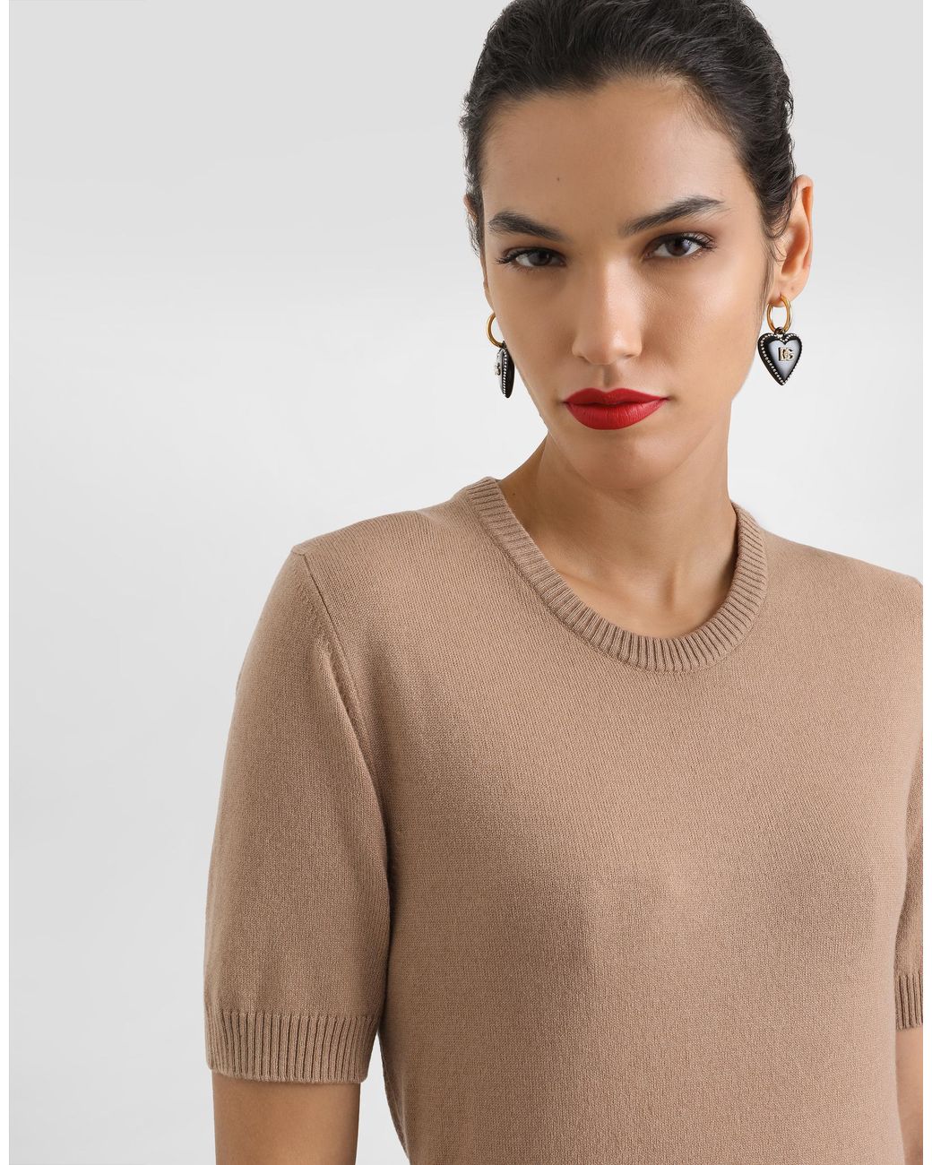 Dolce & Gabbana Natural Cashmere Pullover