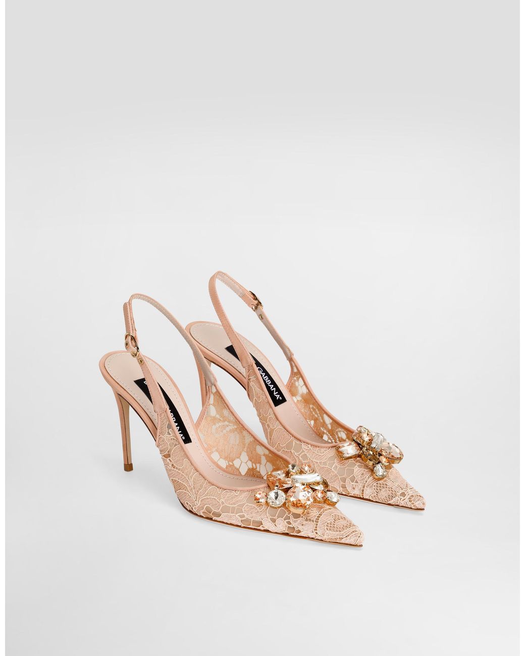 Dolce & Gabbana White Slingback