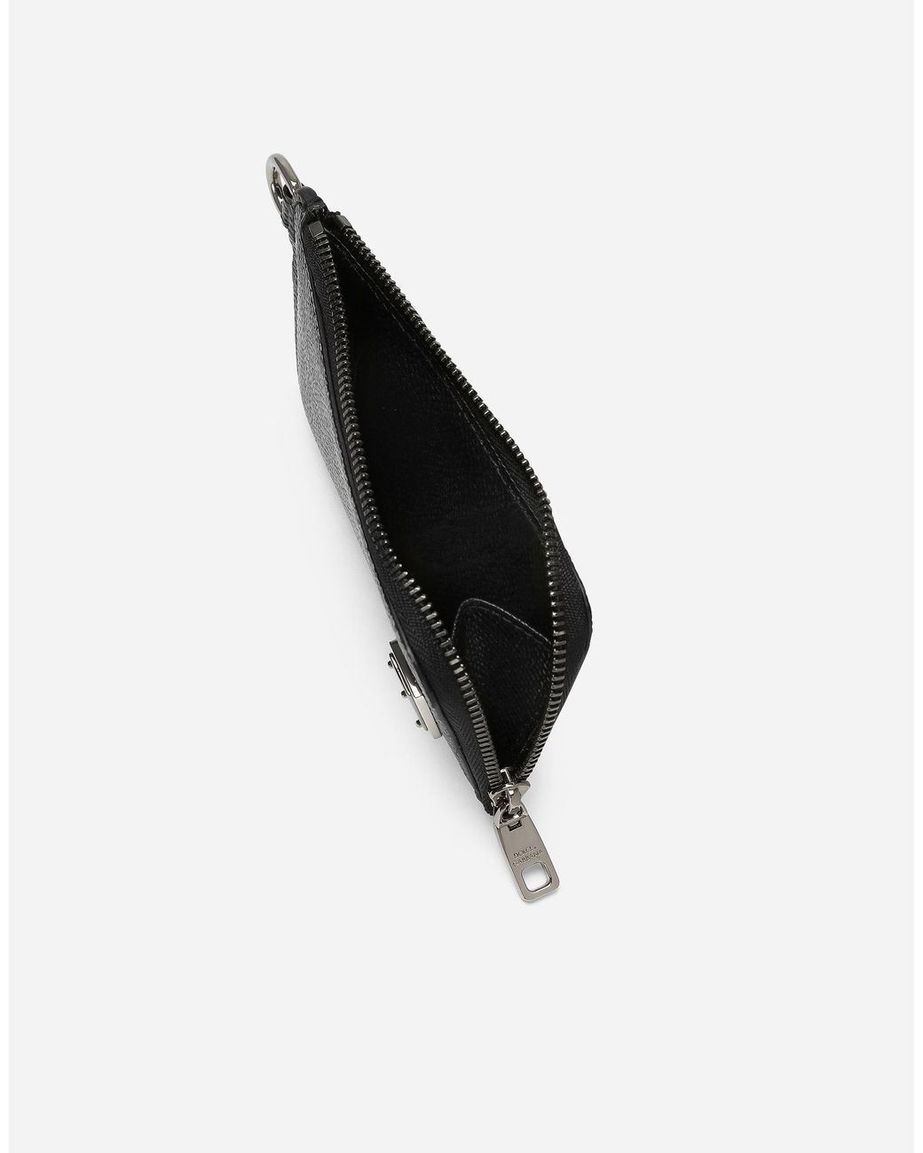 Dolce & Gabbana White Calfskin Card Holder for men