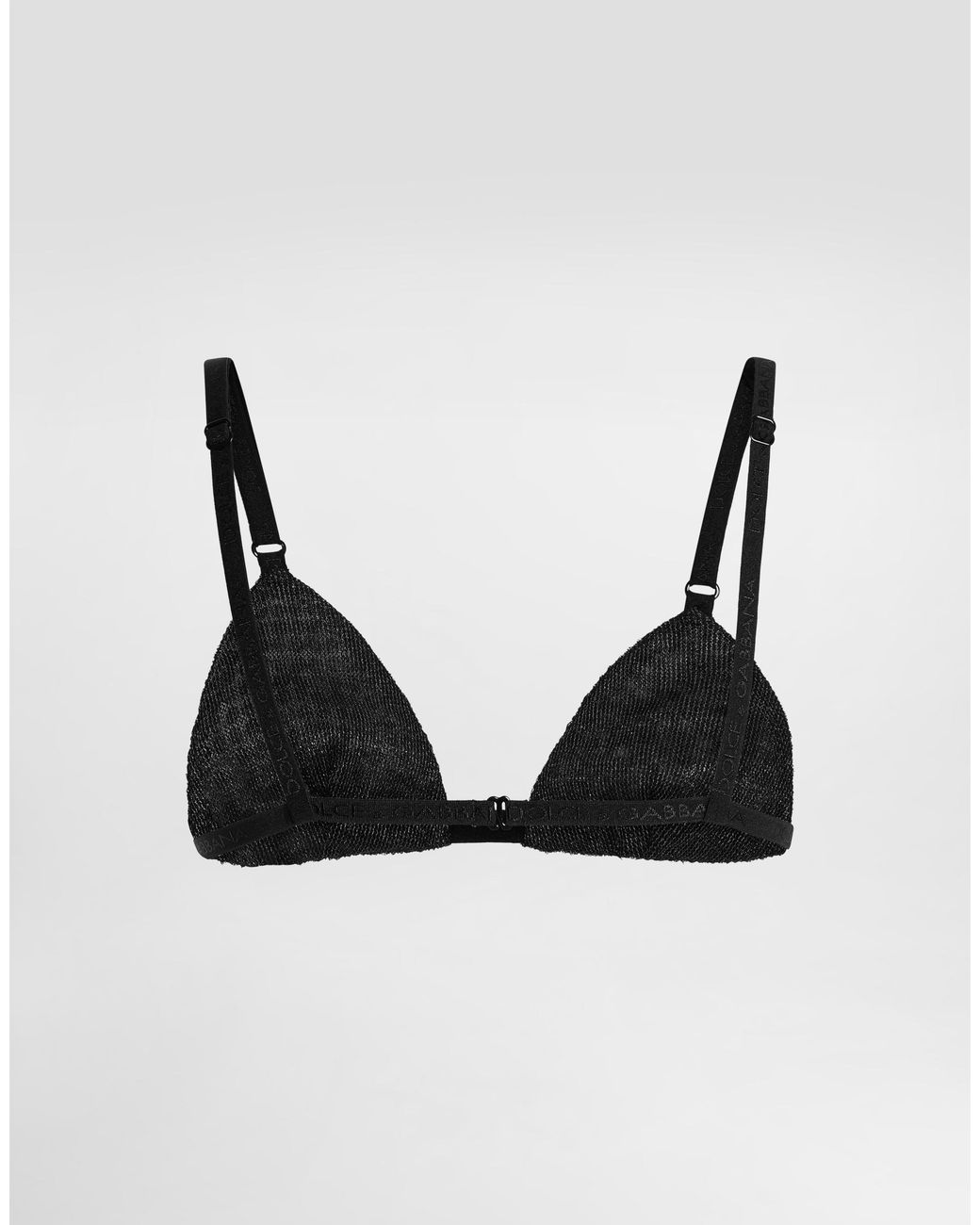 Dolce & Gabbana Multicolor Rhinestoned Bra
