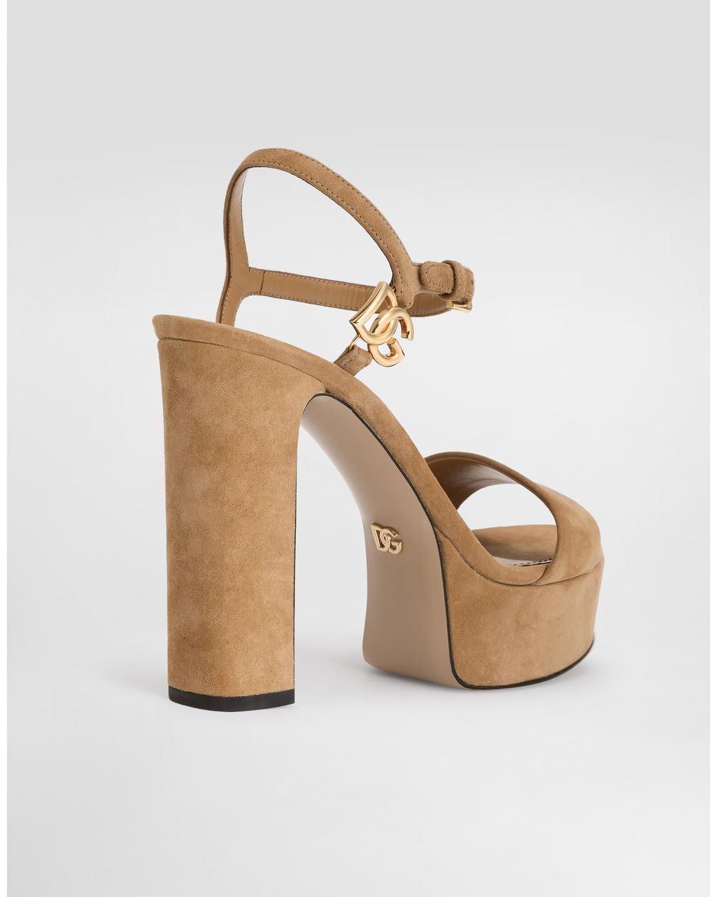 Dolce & Gabbana White Sandalo Plt