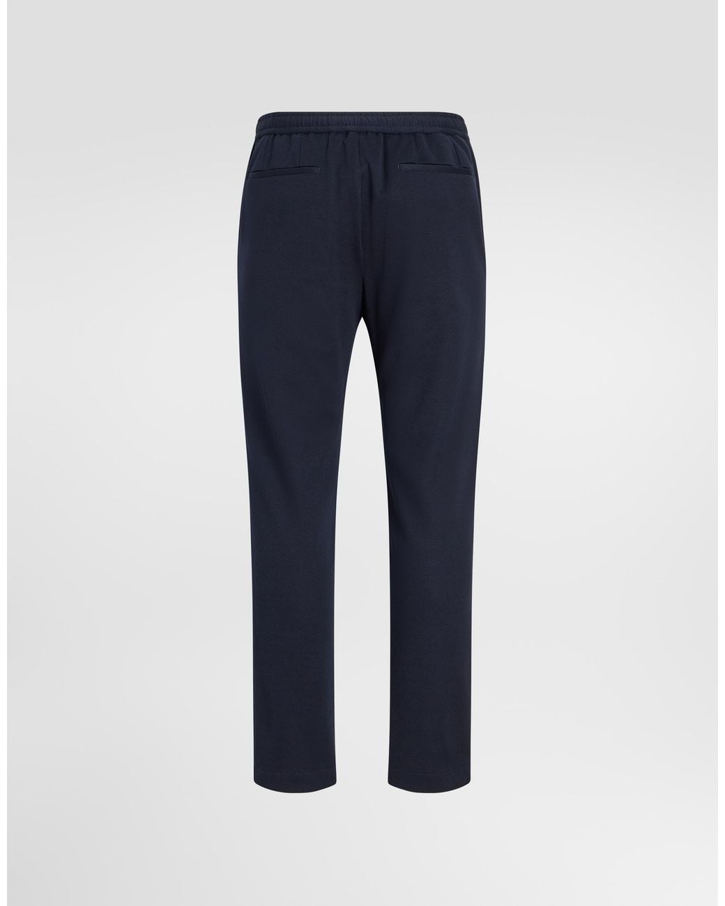 Dolce & Gabbana Blue Jersey Jogging Trousers for men