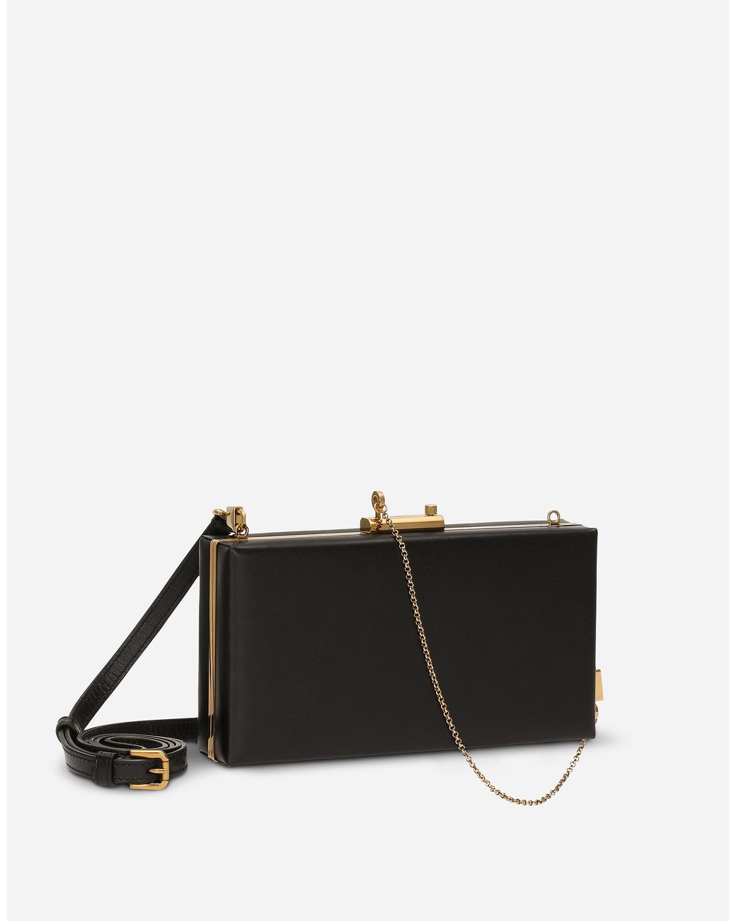 Dolce & Gabbana Black Eva Leather Clutch