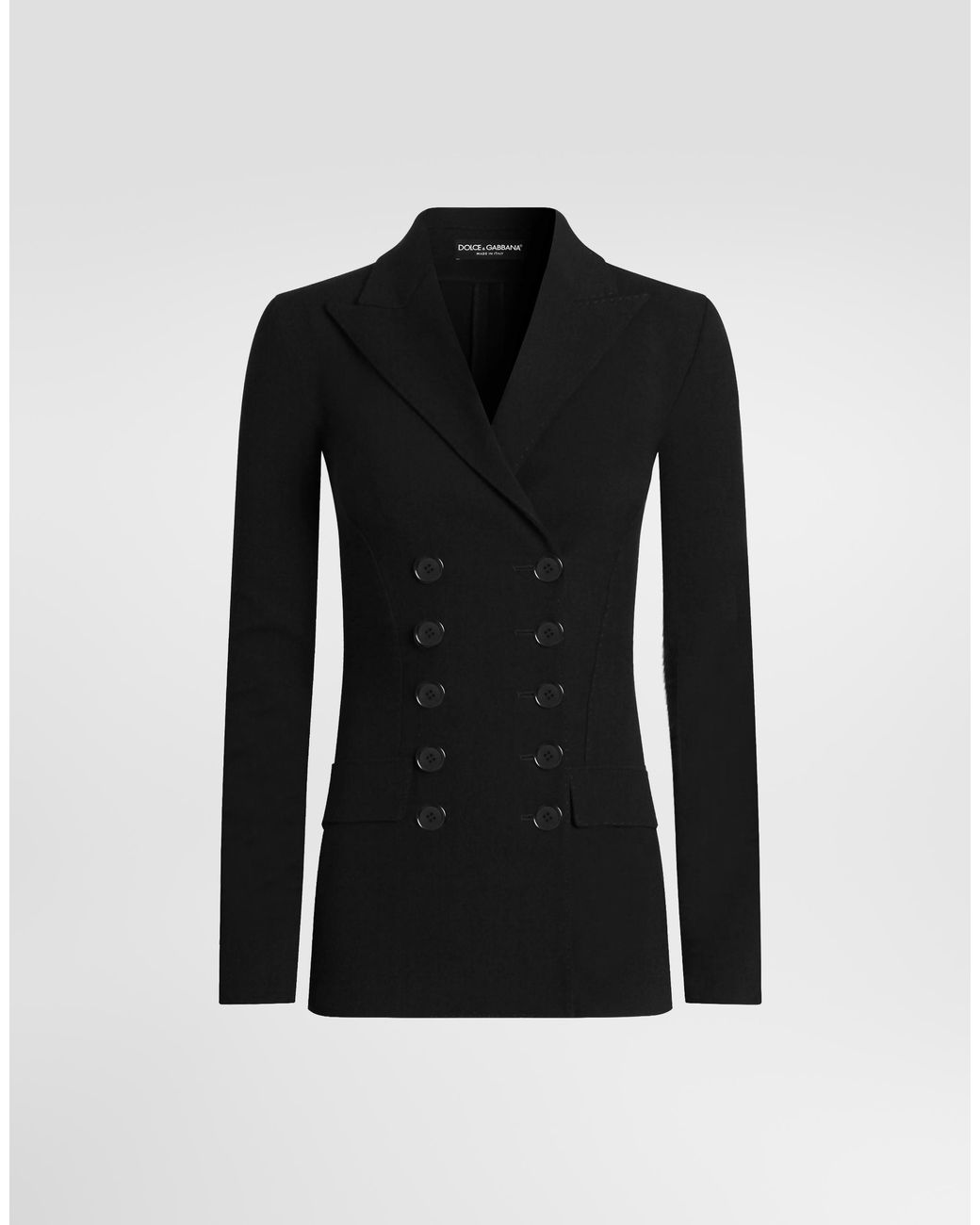 Dolce & Gabbana Black Double-Breasted Jacket