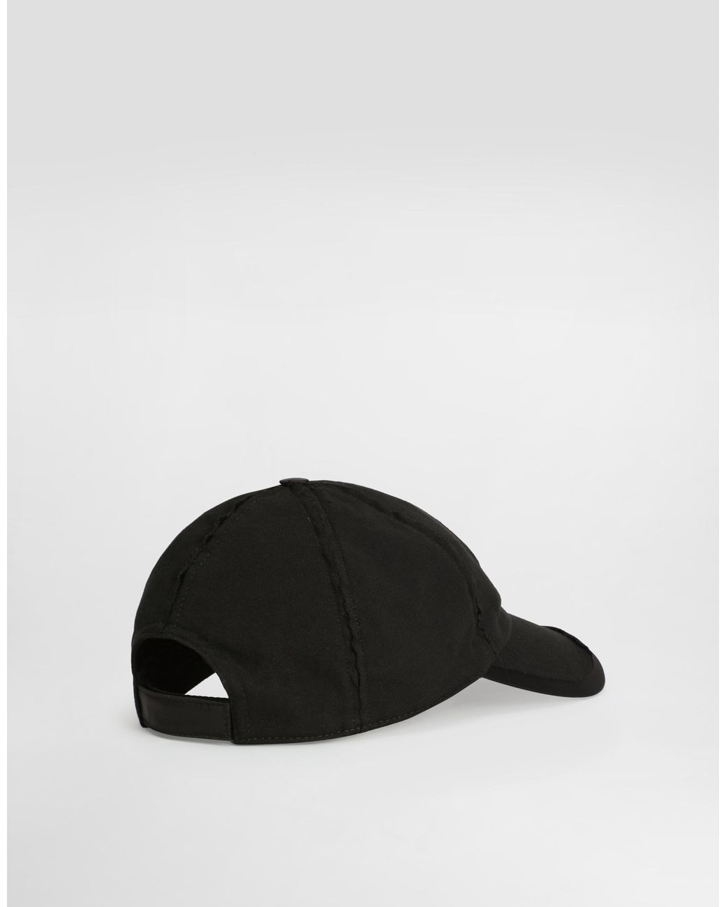 Dolce & Gabbana Black Jersey Baseball Cap for men
