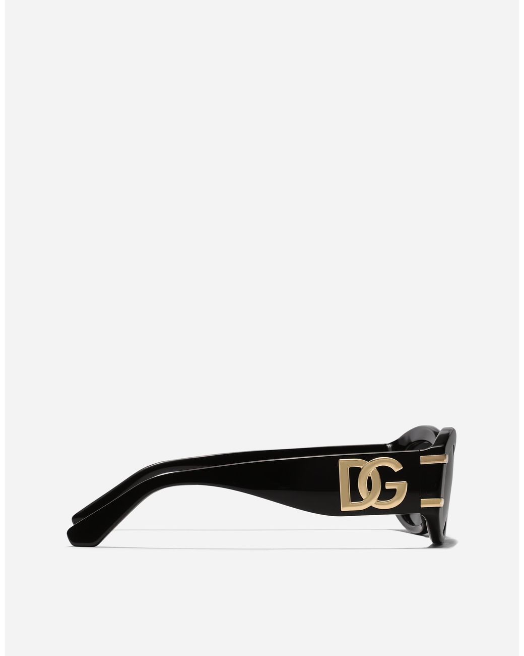 Dolce & Gabbana Black Dg Griffe Sonnenbrille