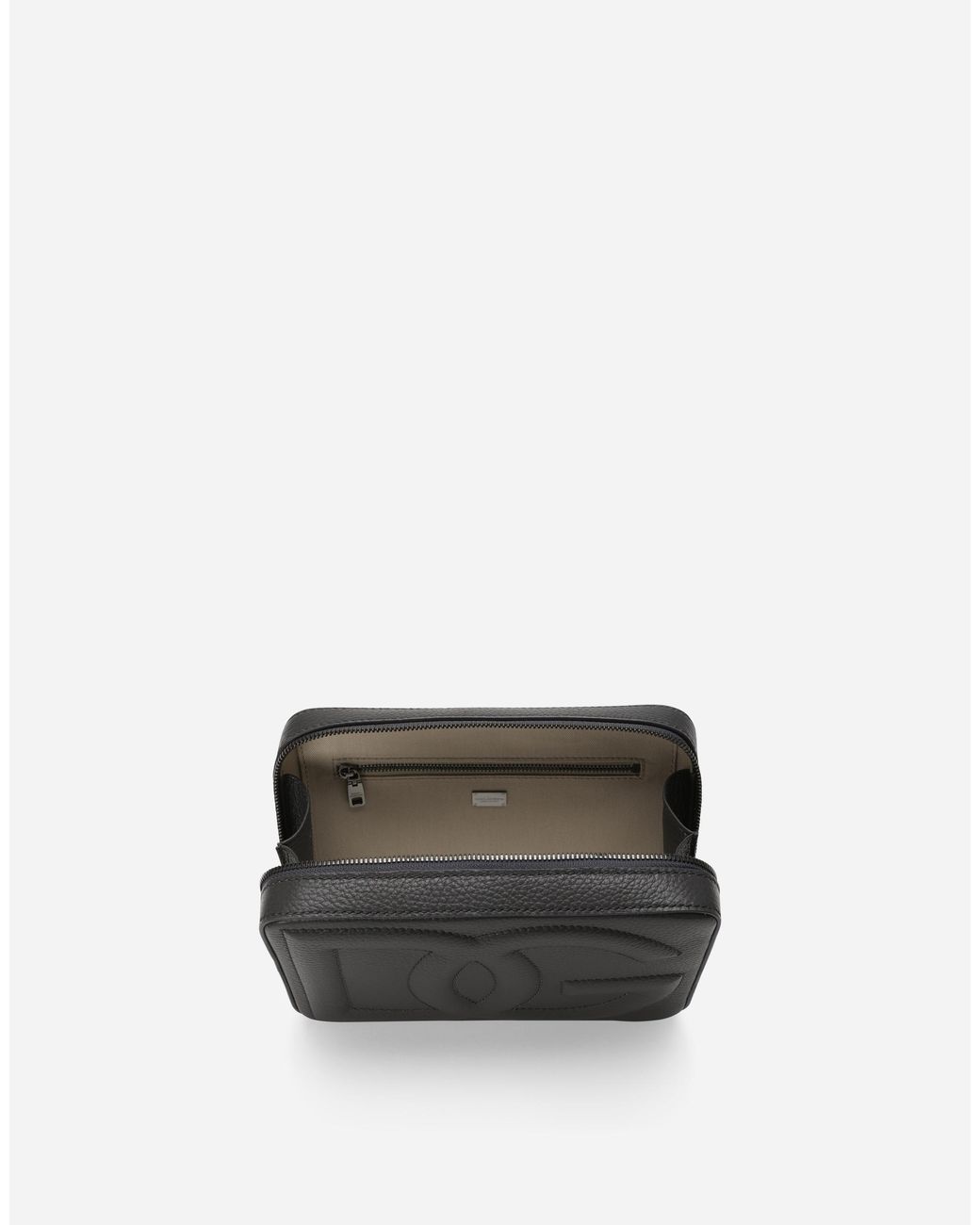 Dolce & Gabbana Black Medium Dg Logo Camera Bag for men