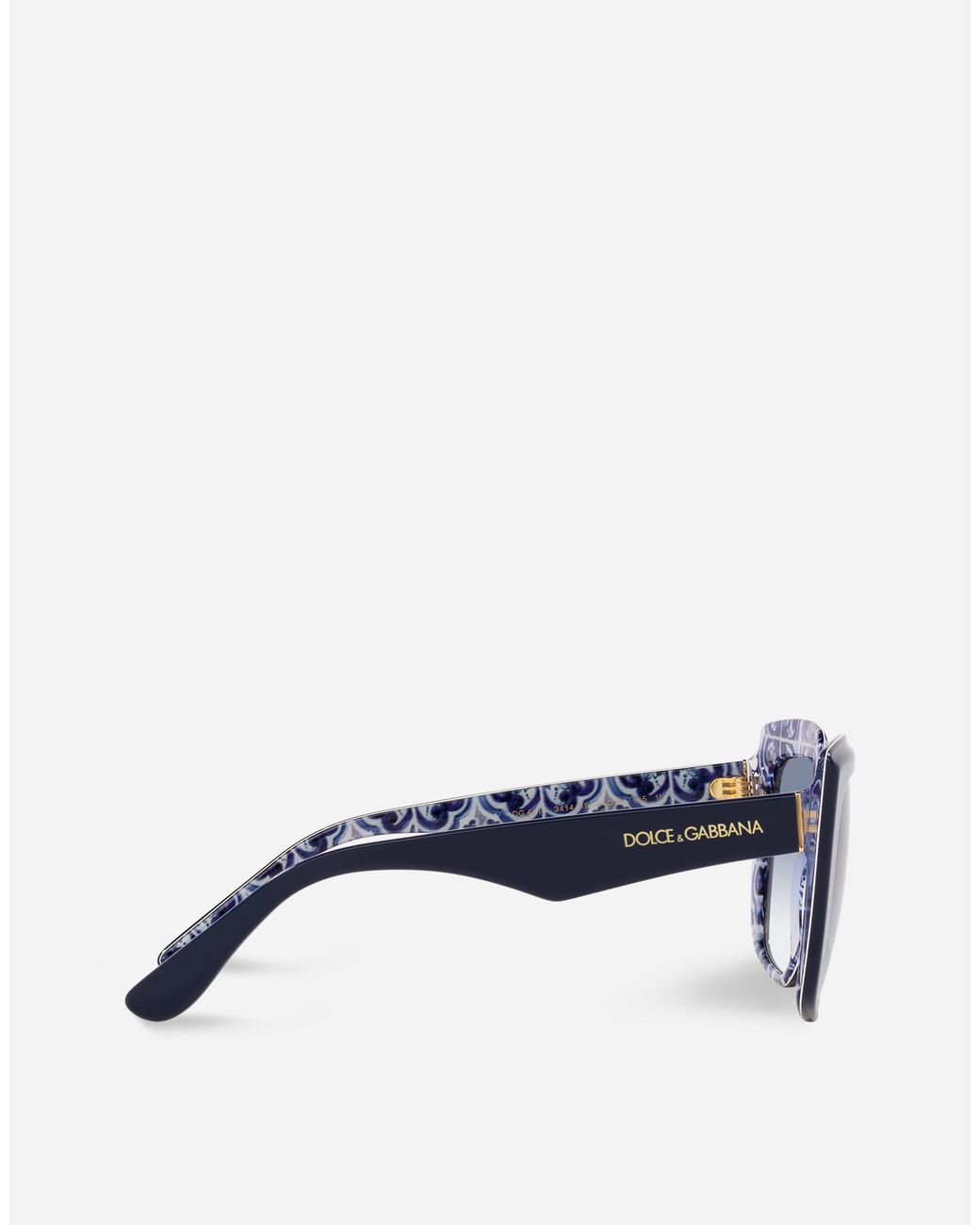 Dolce & Gabbana Blue New Print Sunglasses