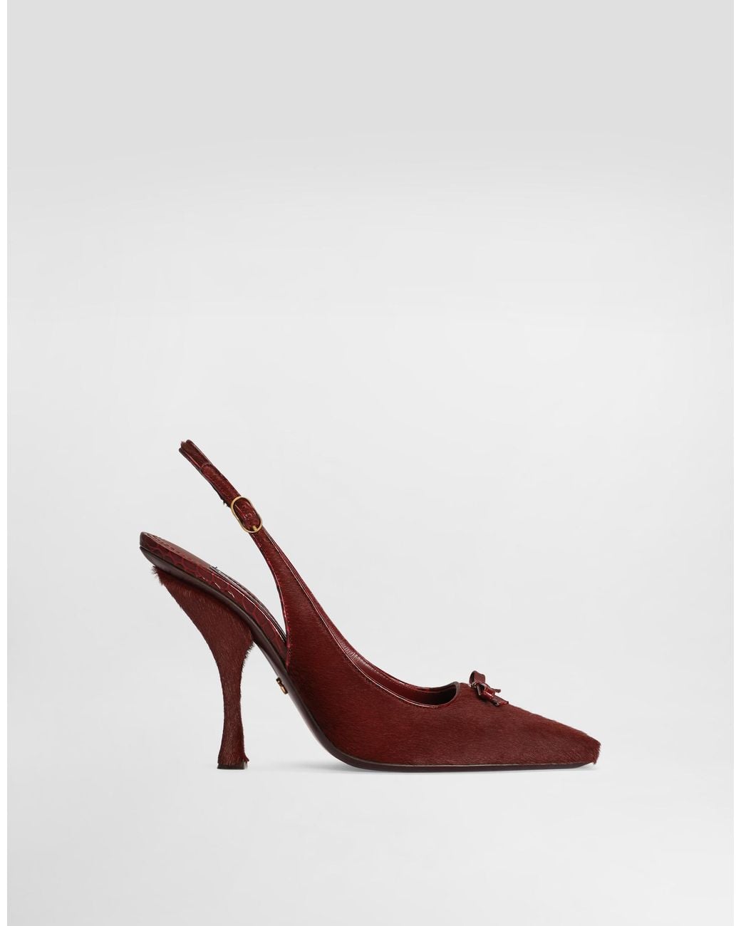 Dolce & Gabbana Multicolor Pony Slingback