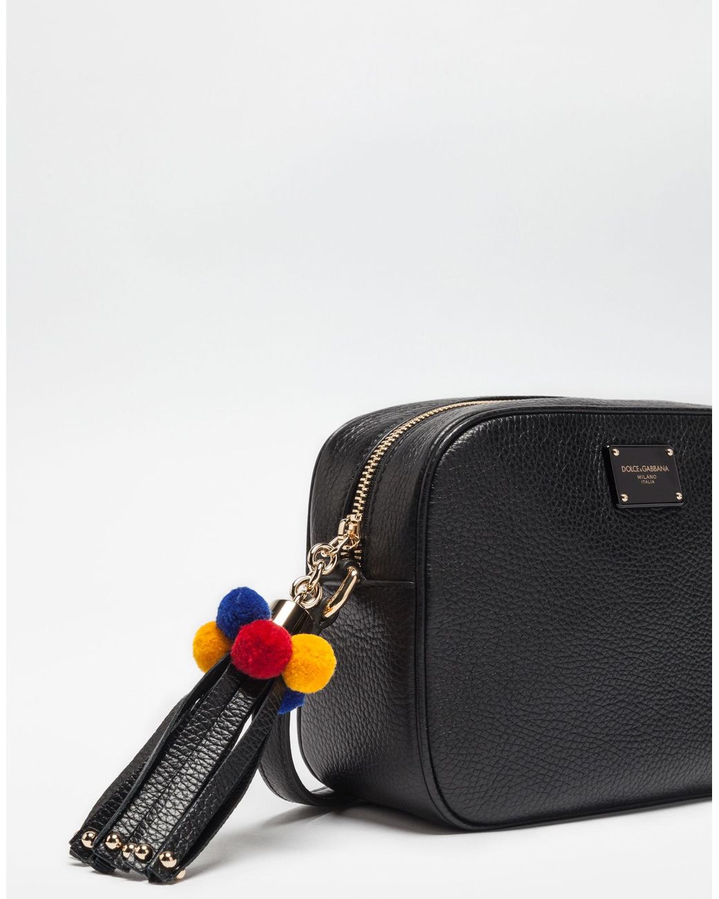 Black Dolce&Gabbana Leather Clutch Bag, Dolce & Gabbana colour-block wine  glass Grün