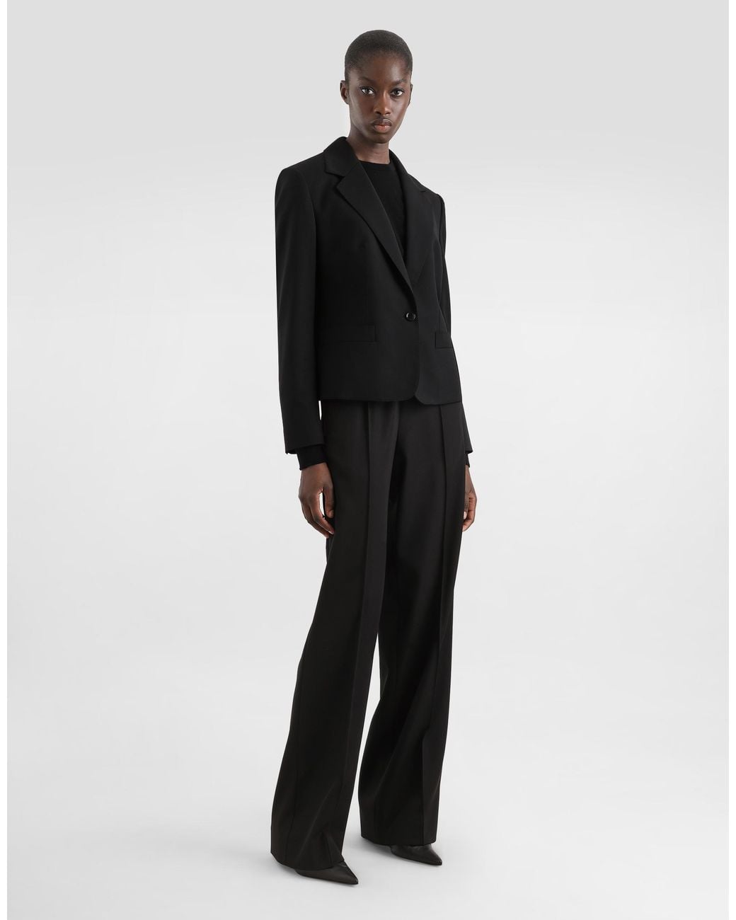 Dolce & Gabbana Black Bi-Stretch Sallia Jacket