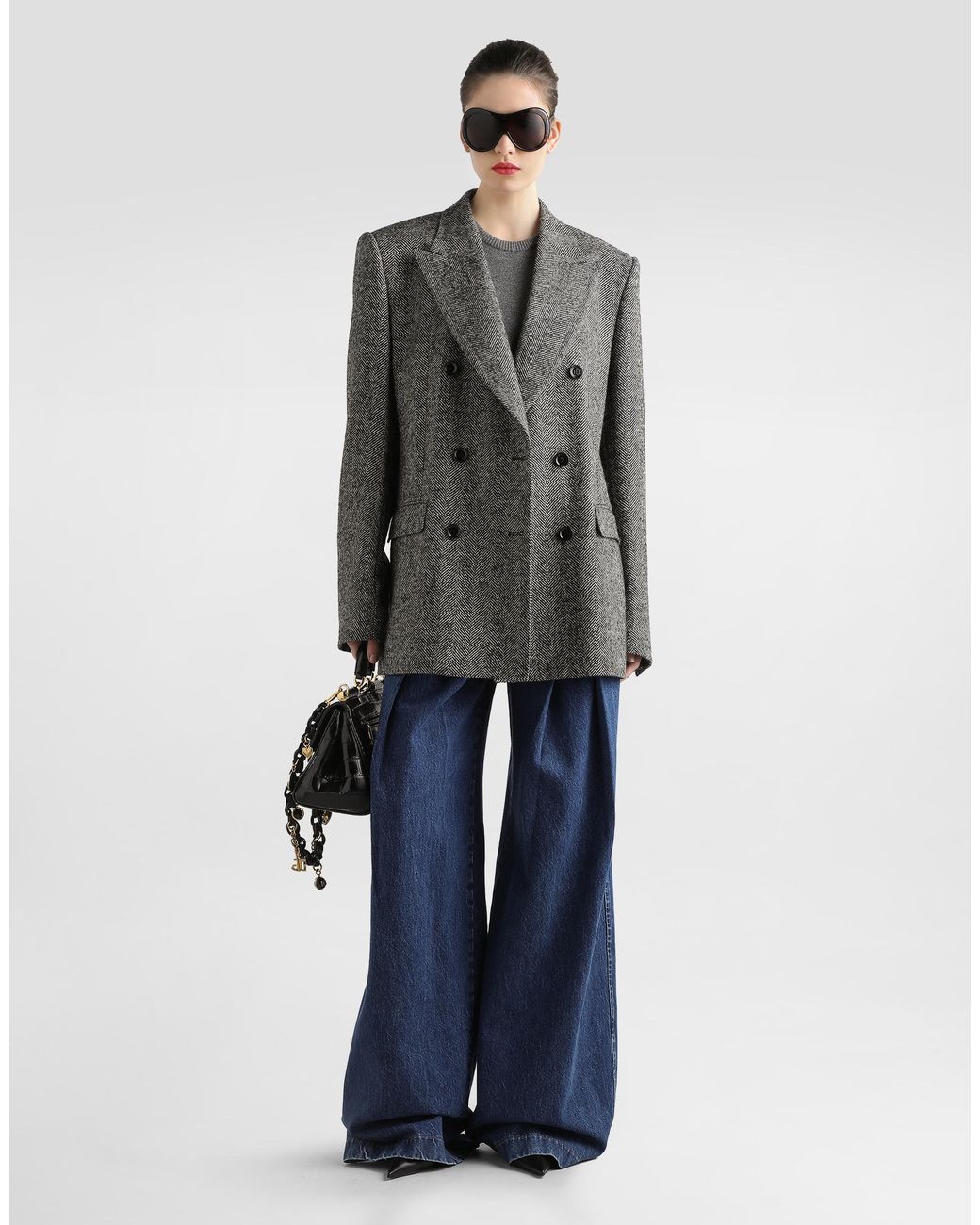 Dolce & Gabbana Gray Cashmere Pullover