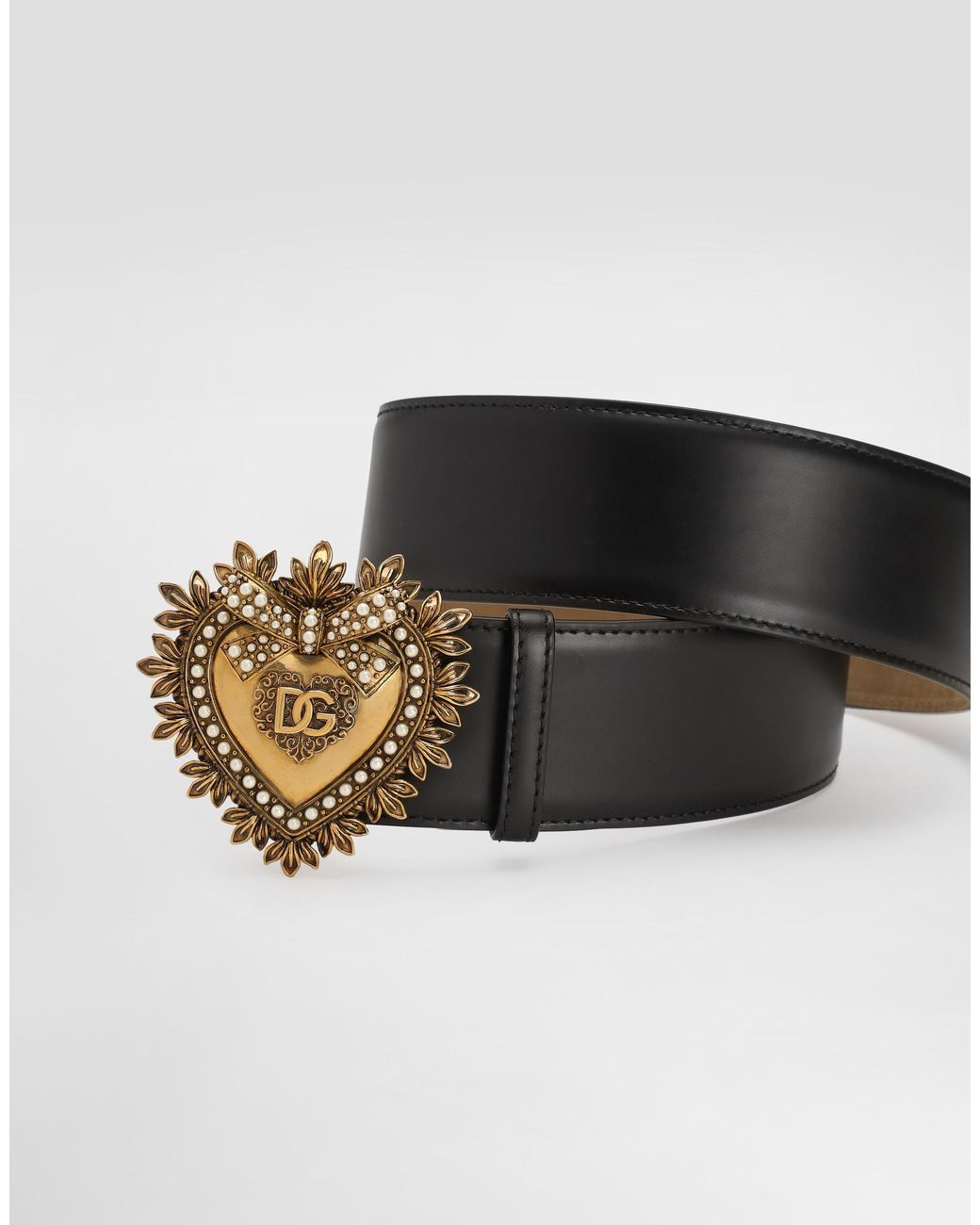 Dolce & Gabbana Black Devotion Belt