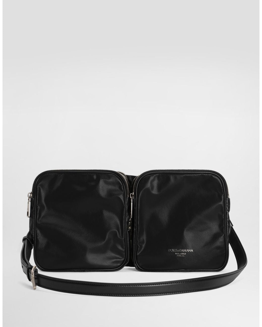 Dolce & Gabbana Black Leather Bag for men