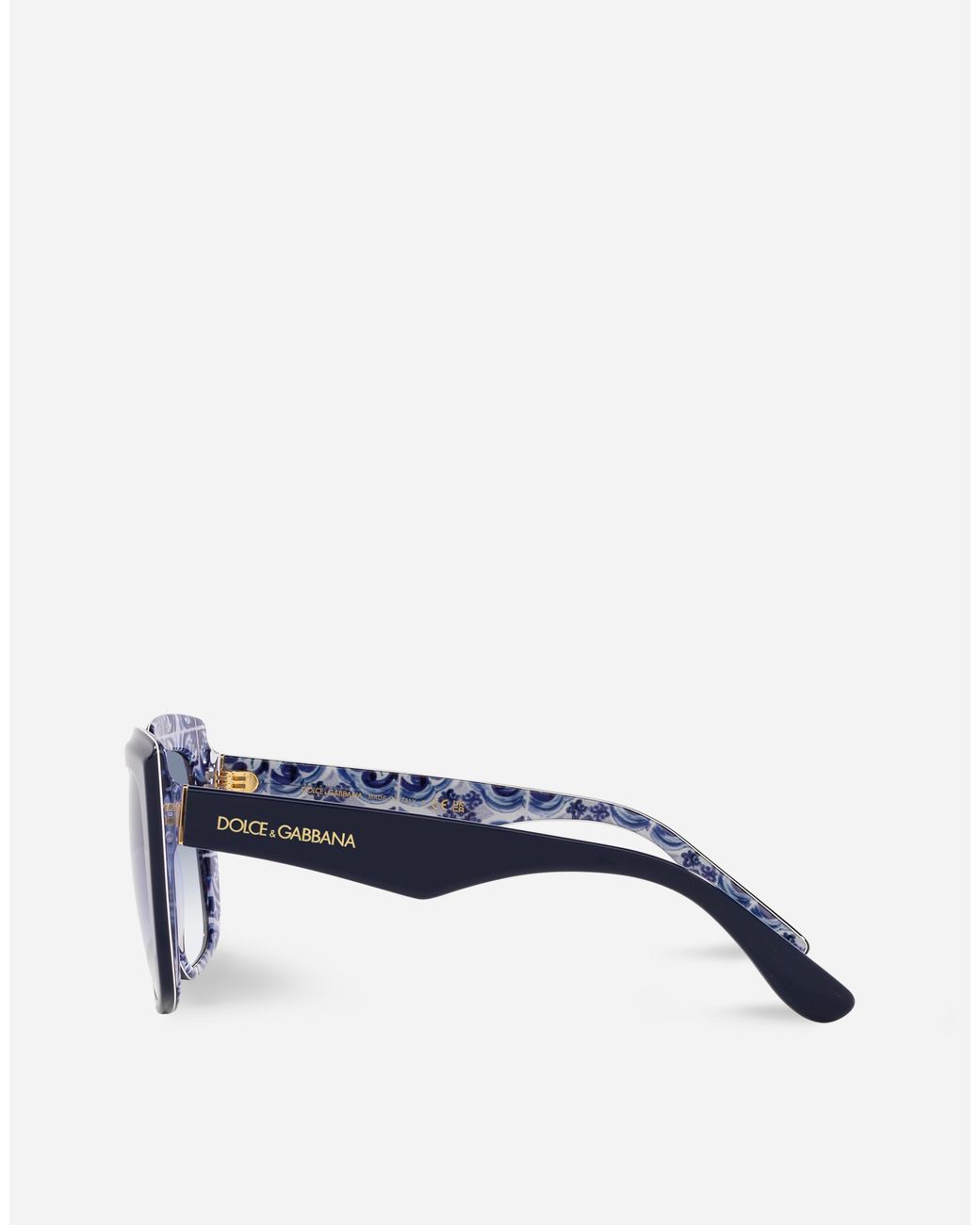 Dolce & Gabbana Blue New Print Sunglasses