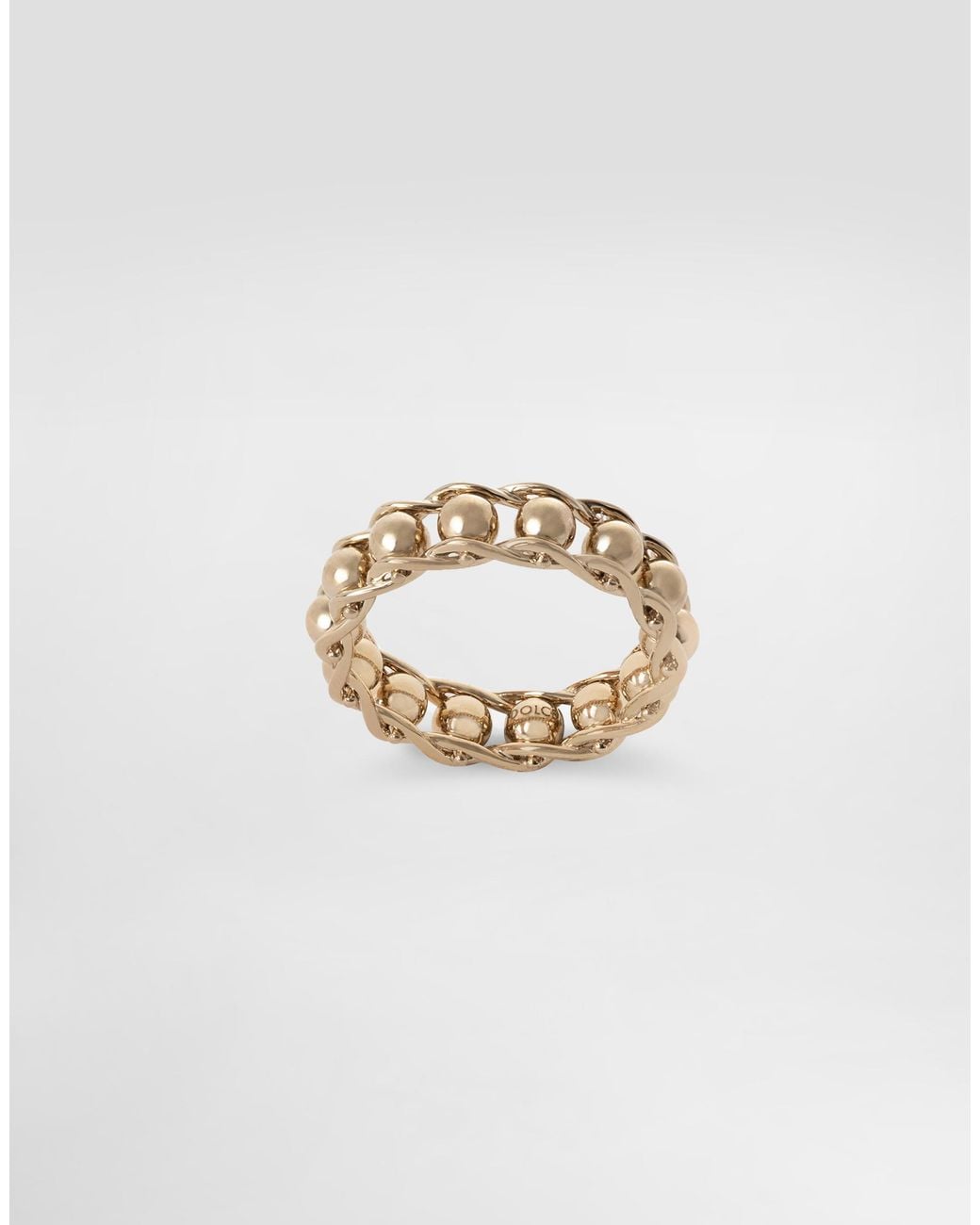 Dolce & Gabbana White Sicily Ring 18-Carat for men
