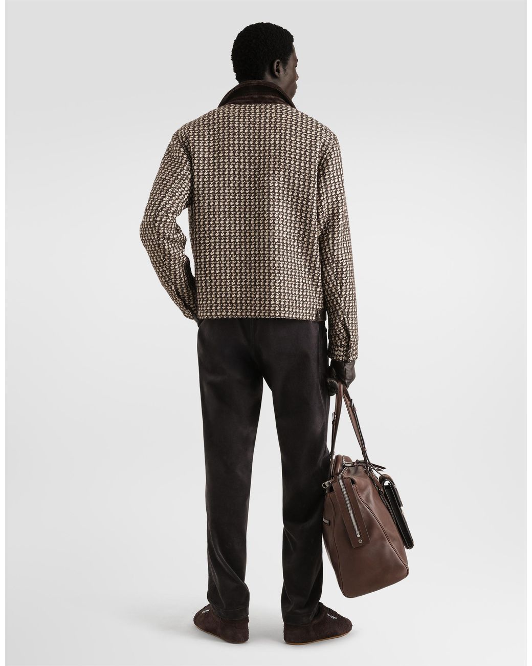 Dolce & Gabbana Black Crêpe De Chine Shirt for men