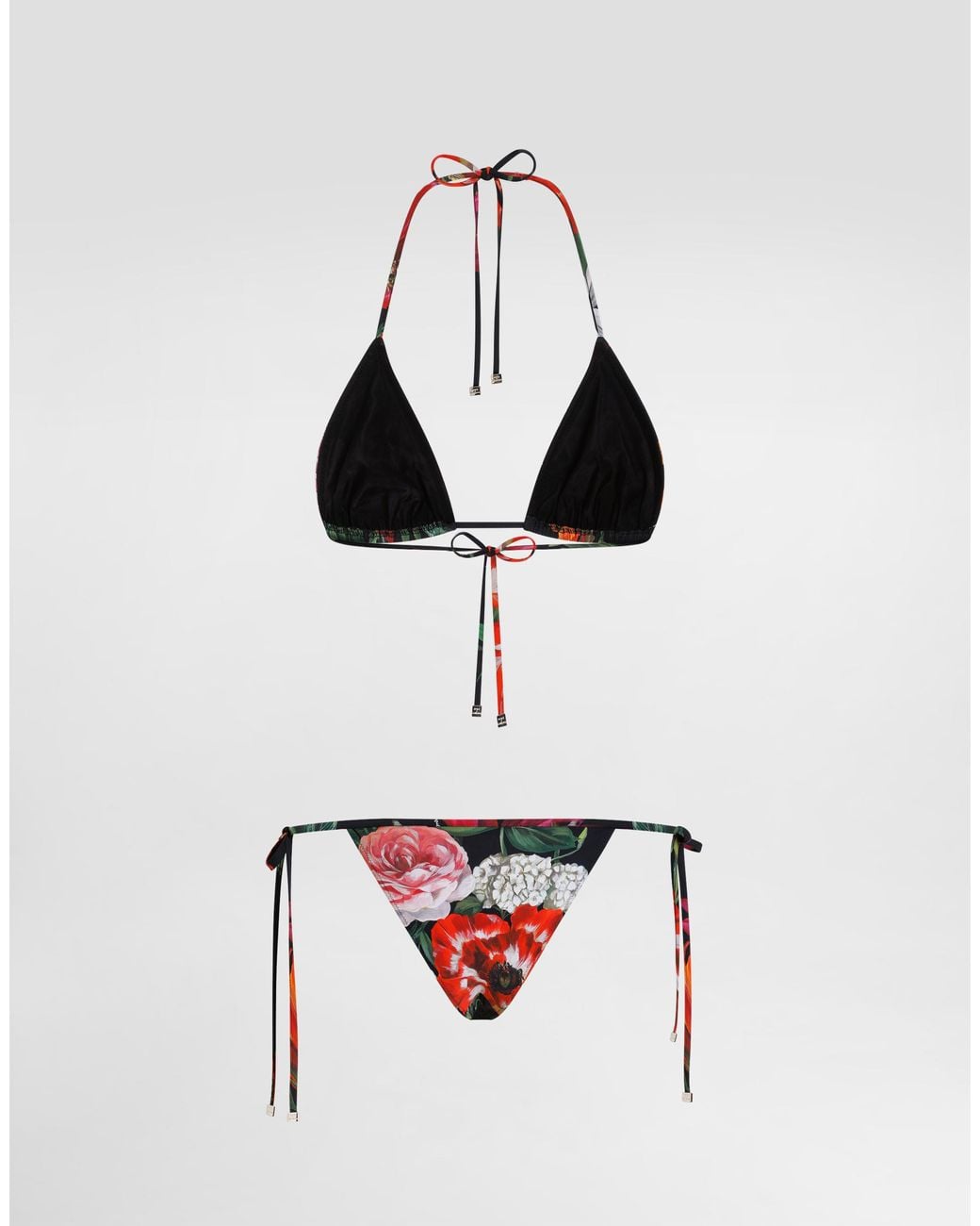 Dolce & Gabbana White Triang.Scorr.+Tanga