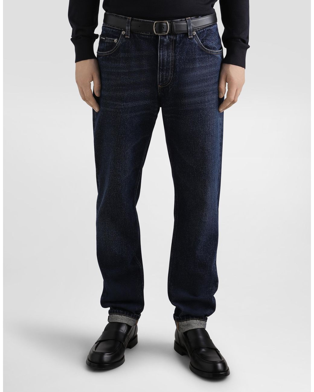 Dolce & Gabbana Blue Classic Denim Jeans for men