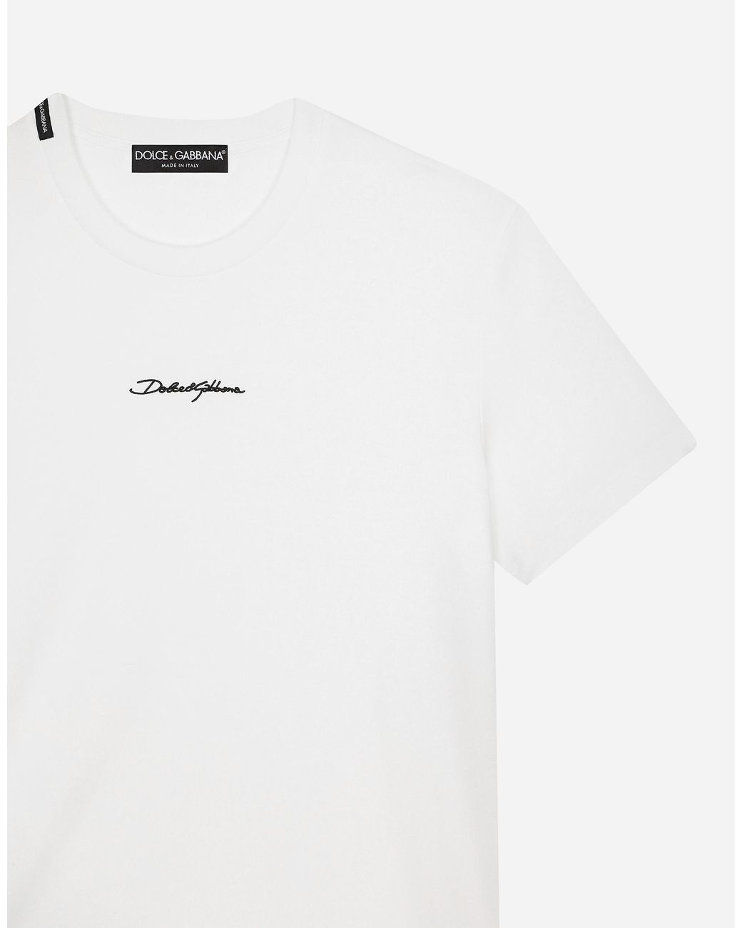 Dolce & Gabbana White Mini Short Sleeve T-Shirt for men