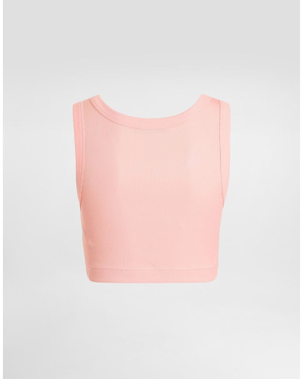 Dolce & Gabbana Pink Cotton Cropped Tank Top With Logo