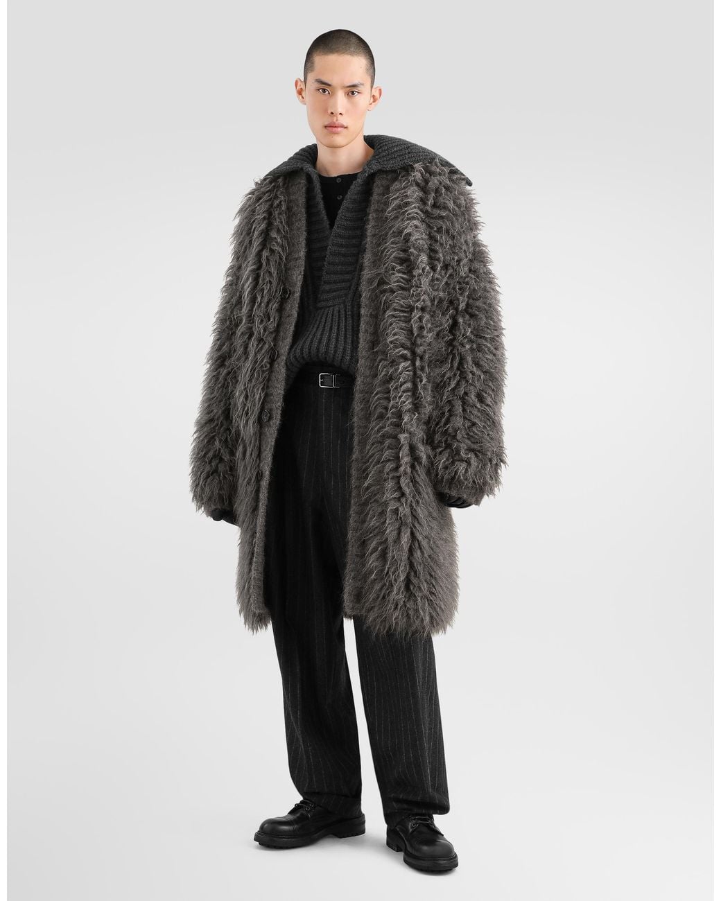 Dolce & Gabbana Black Cashmere Sweater for men
