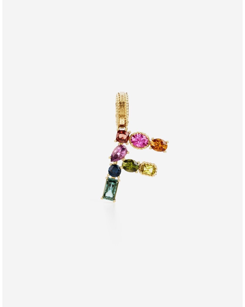 Dolce & Gabbana White Alphabet F Charm