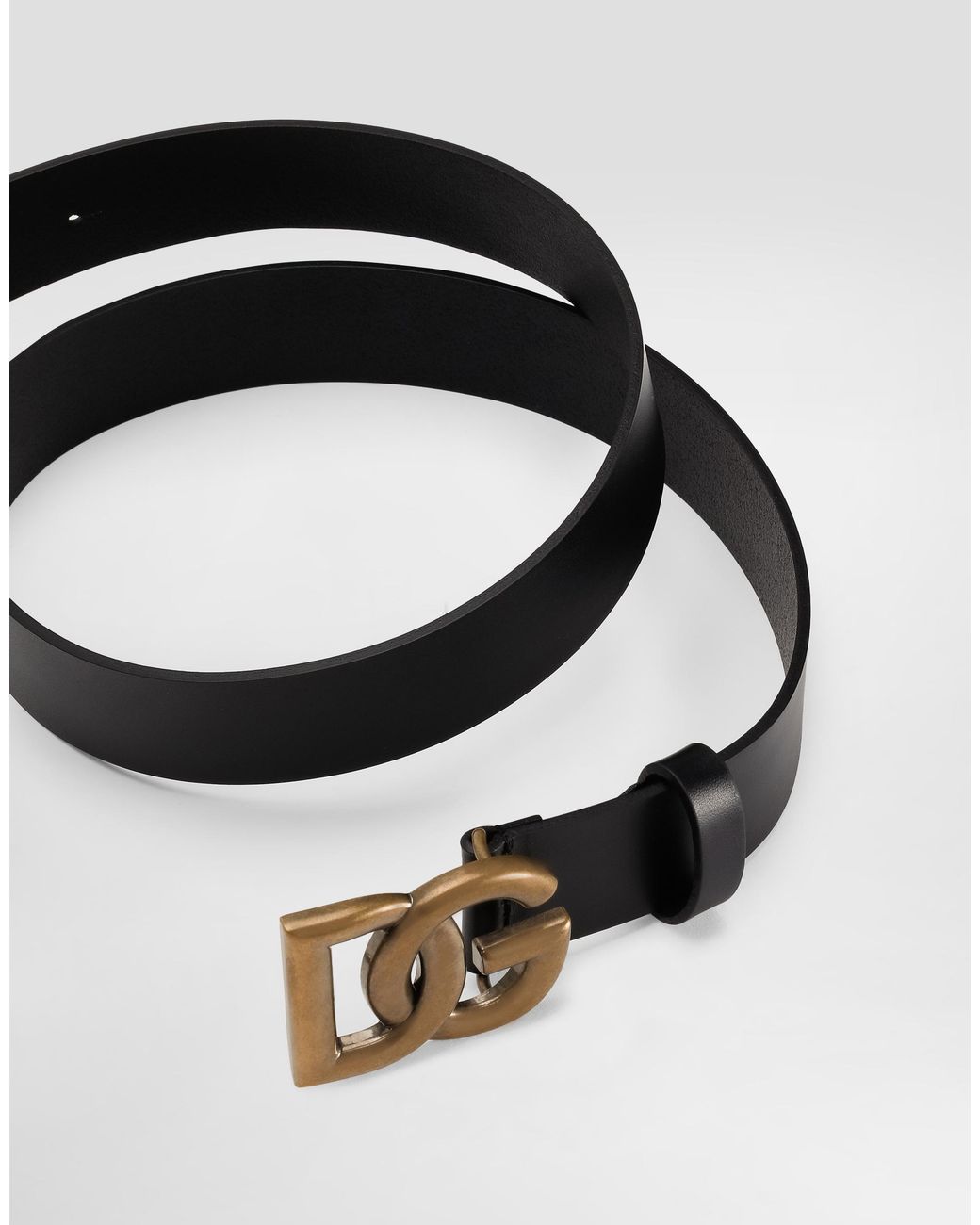 Dolce & Gabbana Black Cintura Con Borchie for men