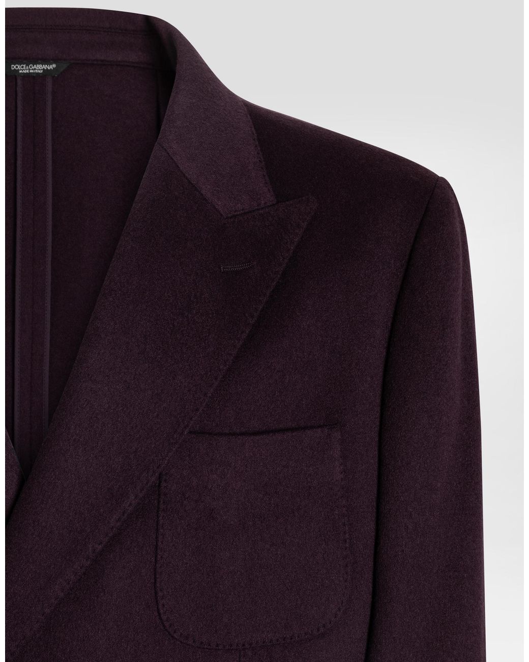 Dolce & Gabbana Blue Double-Breasted Button Jacket for men