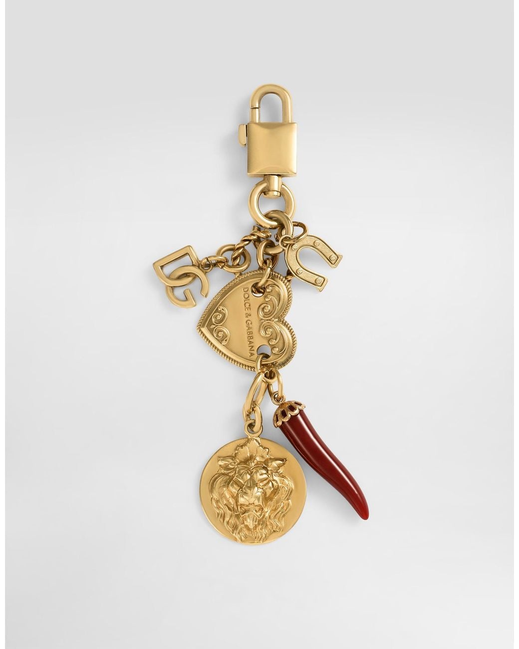 Dolce & Gabbana Metallic Devotion Keychain
