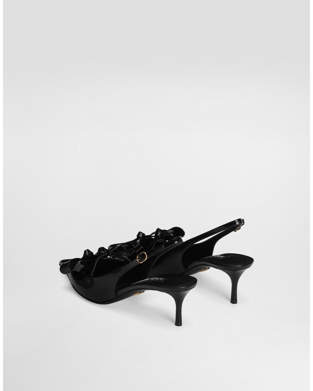 Dolce & Gabbana White Calfskin Slingback