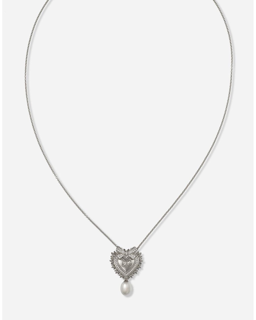 Dolce & Gabbana White Primavera Pendant