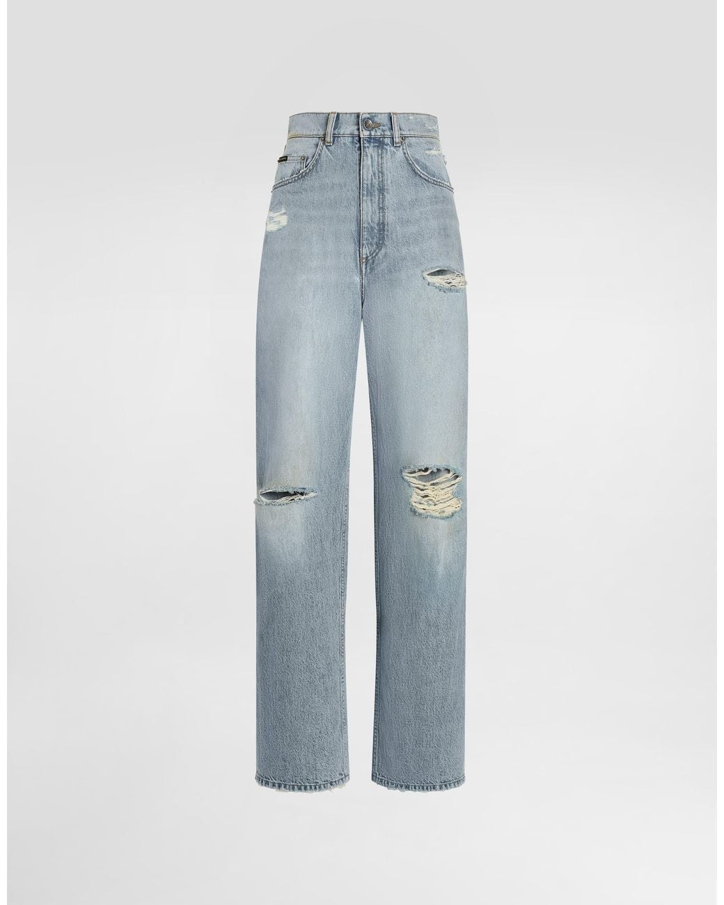 Dolce & Gabbana Blue 5-Pocket Denim Trousers