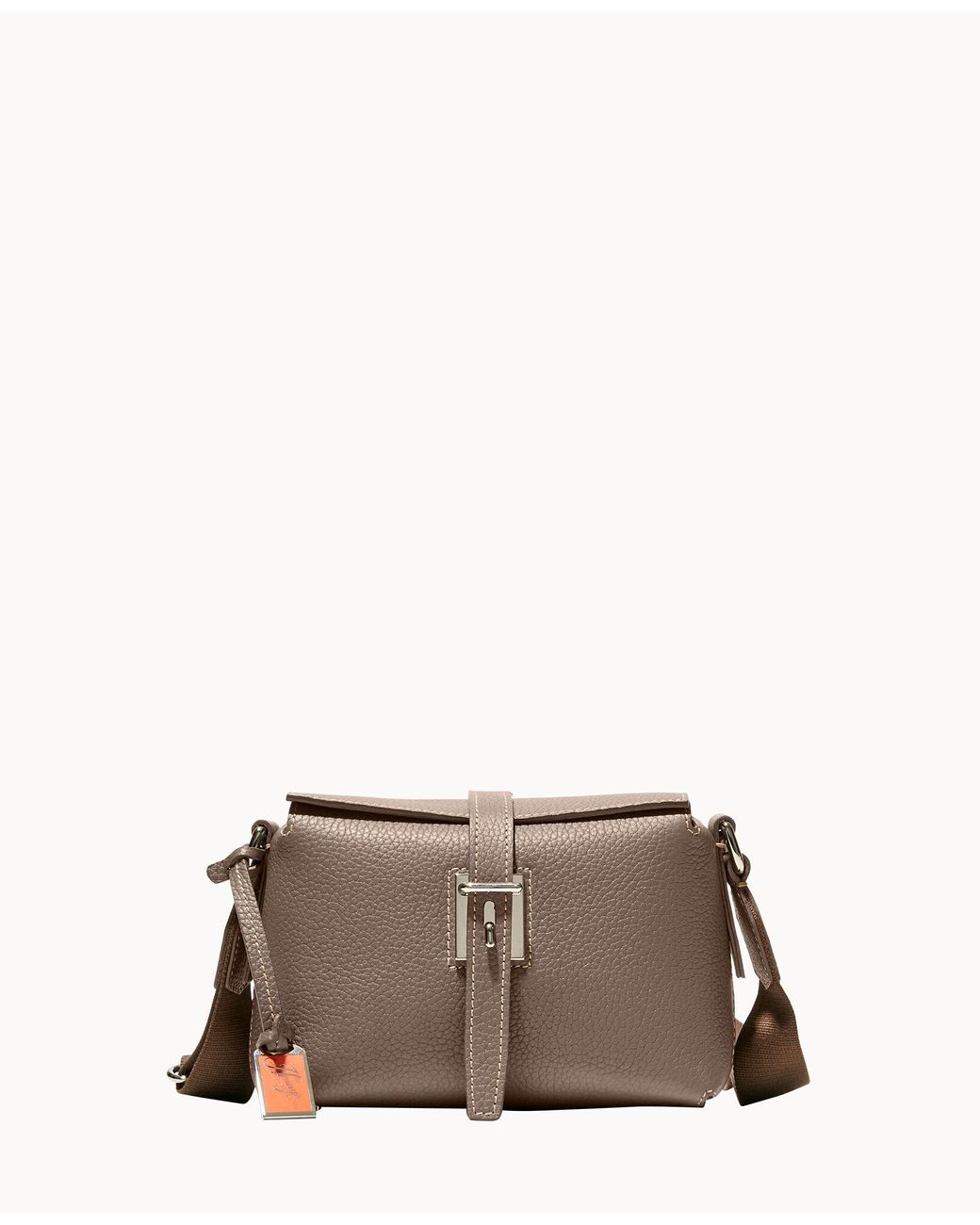 Dooney & Bourke Henrys Small Foldover Crossbody in Taupe (Gray) Lyst
