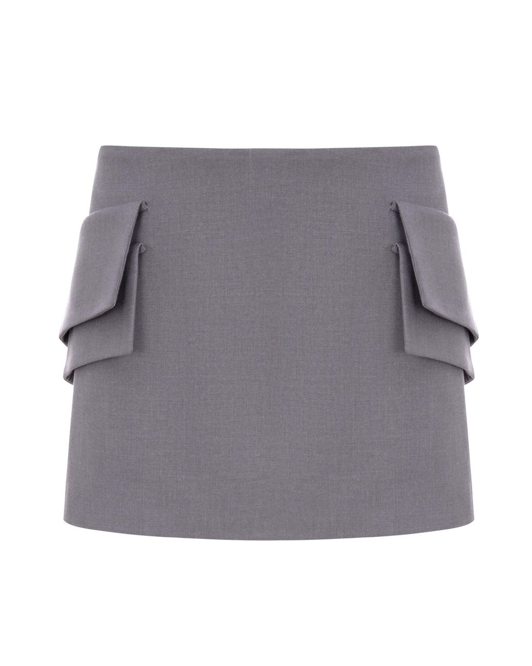 DAR ANN STUDIO Gray No Drama Skort
