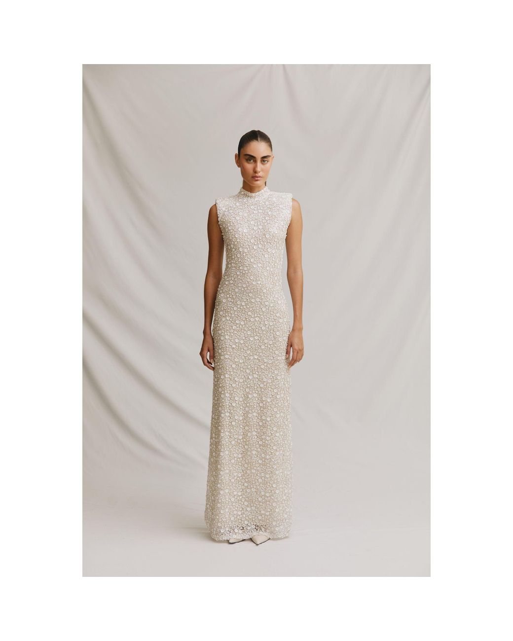 Ashley Stambouli White Alba Dress